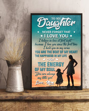 Load image into Gallery viewer, The Energy Of My Soul Mom Gift For Daughter Vertical Poster
