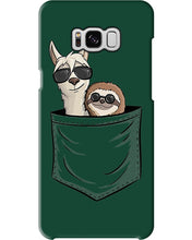 Load image into Gallery viewer, Cool Llama And Sloth In Pocket Meaningful Gift Phone case
