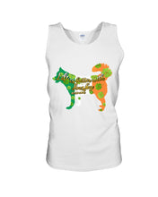 Load image into Gallery viewer, Life Is Better With Husky Around Ireland Flag Color St Patrick's Day Gift For Dog Lovers Unisex Tank Top
