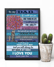 Load image into Gallery viewer, How Special You Are Colorful Tree Son Gift For Dad Vertical Poster
