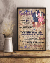 Load image into Gallery viewer, Gift For Bestie You Will Always Be The Sister Of My Soul Vertical Poster
