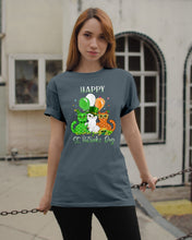 Load image into Gallery viewer, Lovely Cat And Balloons Happy St Patrick's Day Gift For Cat Lovers Guys Tee
