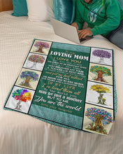 Load image into Gallery viewer, You Are The World Tree Of Life Daughter Gift For Mom Fleece Blanket
