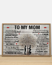 Load image into Gallery viewer, Son Gift For Mom When I Was Feeling Low Horizontal Poster
