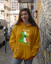 Load image into Gallery viewer, Lovely Cat And Balloons Happy St Patrick's Day Gift For Cat Lovers Hoodie
