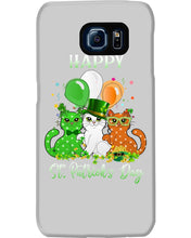 Load image into Gallery viewer, Lovely Cat And Balloons Happy St Patrick's Day Gift For Cat Lovers Phone case
