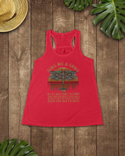 Load image into Gallery viewer, Sing Me A Song Dragonfly Retro Vintage Ladies Flowy Tank
