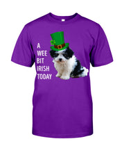 Load image into Gallery viewer, Mal-Shi Irish Today St. Patrick's Day Printed Mug Guys Tee
