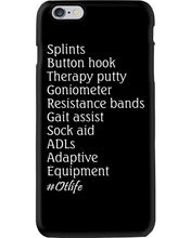 Load image into Gallery viewer, Splints Button Hook Therapy Putty Goniometer Resistance Bands Phone case
