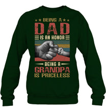 Load image into Gallery viewer, Being A Dad And Being A Grandpa Meaningful Gift For Family Sweatshirt
