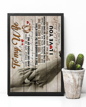 Load image into Gallery viewer, See Inside Of Me Hand In Hand Gift For Wife Vertical Poster
