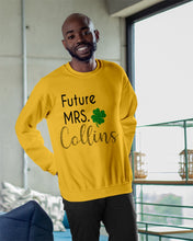 Load image into Gallery viewer, Shamrock Future Mrs Collins St Patrick's Day Sweatshirt
