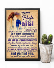Load image into Gallery viewer, Gift For BFF Ride Or Ride Vertical Poster
