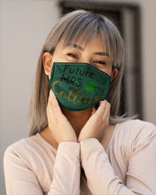Load image into Gallery viewer, Shamrock Future Mrs Collins St Patrick's Day Cloth Face Mask
