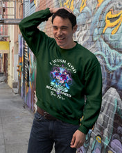 Load image into Gallery viewer, Rose Mandala Pattern I Need You Here Gift For Angel Dad Sweatshirt
