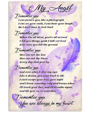 Load image into Gallery viewer, My Angel You Are Always In My Heart Vertical Poster
