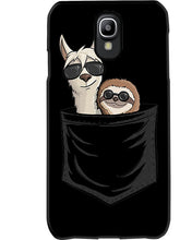 Load image into Gallery viewer, Cool Llama And Sloth In Pocket Meaningful Gift Phone case
