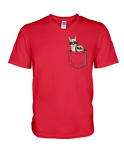 Load image into Gallery viewer, Cool Llama And Sloth In Pocket Meaningful Gift Guys V-Neck
