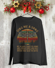 Load image into Gallery viewer, Sing Me A Song Dragonfly Retro Vintage Unisex Long Sleeve
