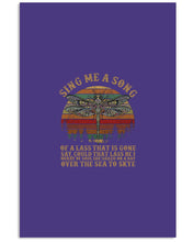 Load image into Gallery viewer, Sing Me A Song Dragonfly Retro Vintage Vertical Poster
