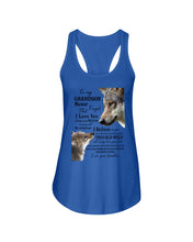 Load image into Gallery viewer, Wolf Grandma Gift For Grandson Believe In Yourself Ladies Flowy Tank
