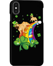 Load image into Gallery viewer, Frenchie Running On Rainbow Clover St Patrick's Day Gift For Dog Lovers Phone case
