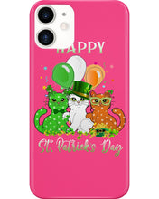 Load image into Gallery viewer, Lovely Cat And Balloons Happy St Patrick's Day Gift For Cat Lovers Phone case
