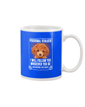 Load image into Gallery viewer, Red Toy Poodle Will Follow You St. Patrick's Day Printed Mug Mug
