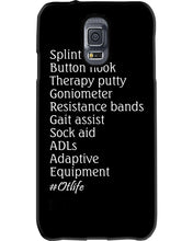 Load image into Gallery viewer, Splints Button Hook Therapy Putty Goniometer Resistance Bands Phone case

