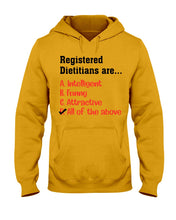 Load image into Gallery viewer, Registered Dietitians Are Intelligent Attractive Printed Mug Hoodie
