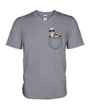 Load image into Gallery viewer, Cool Llama And Sloth In Pocket Meaningful Gift Guys V-Neck
