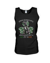 Load image into Gallery viewer, You're Always Lucky When You're With A Great Dance St Patrick's Day Gift For Dog Lovers Unisex Tank Top

