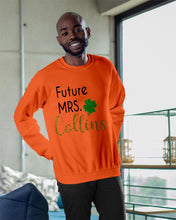 Load image into Gallery viewer, Shamrock Future Mrs Collins St Patrick's Day Sweatshirt
