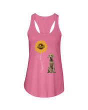 Load image into Gallery viewer, Weimaraner Mimi Sunshine Dog Lovers St. Patrick's Day Printed Mug Ladies Flowy Tank
