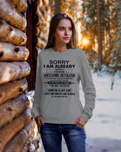 Load image into Gallery viewer, A Freaking Awesome Husband Is My Life Sweatshirt
