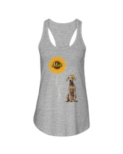 Load image into Gallery viewer, Weimaraner Mimi Sunshine Dog Lovers St. Patrick's Day Printed Mug Ladies Flowy Tank
