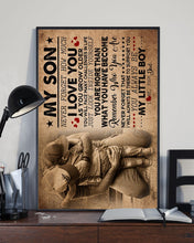 Load image into Gallery viewer, Hungging Gift For Son How Much I Love You Vertical Poster
