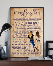 Load image into Gallery viewer, I Love You So Much Gift For Bestie Vertical Poster

