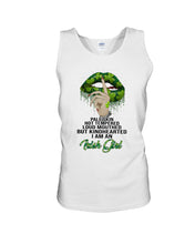 Load image into Gallery viewer, Keep Silent Sparkling Green Lips St Patrick's Day Gift Unisex Tank Top

