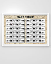 Load image into Gallery viewer, Meaningful Gift For Pianist Piano Chord Horizontal Poster

