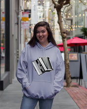 Load image into Gallery viewer, Accordion Black And White Special Gift For Accordionist Hoodie
