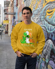 Load image into Gallery viewer, Lovely Cat And Balloons Happy St Patrick's Day Gift For Cat Lovers Sweatshirt
