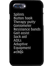 Load image into Gallery viewer, Splints Button Hook Therapy Putty Goniometer Resistance Bands Phone case
