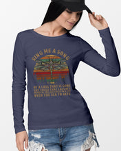 Load image into Gallery viewer, Sing Me A Song Dragonfly Retro Vintage Unisex Long Sleeve
