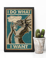 Load image into Gallery viewer, Dragon I Do What I Want Gift For Men Vertical Poster

