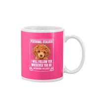 Load image into Gallery viewer, Red Toy Poodle Will Follow You St. Patrick's Day Printed Mug Mug
