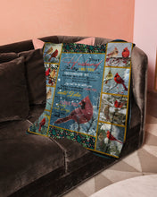 Load image into Gallery viewer, Cardinal Under The Snow Until I Die Gift For Husband Fleece Blanket
