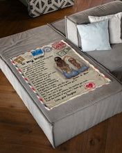 Load image into Gallery viewer, Daughter Gift For Mom You Taught Me To Laugh Fleece Blanket
