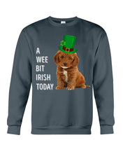 Load image into Gallery viewer, Cockapoo Irish Today Green St. Patrick's Day Printed Mug Sweatshirt
