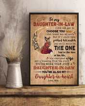 Load image into Gallery viewer, Daughter In Heart Fox Waning Moon Mom Gift For Daughter Vertical Poster
